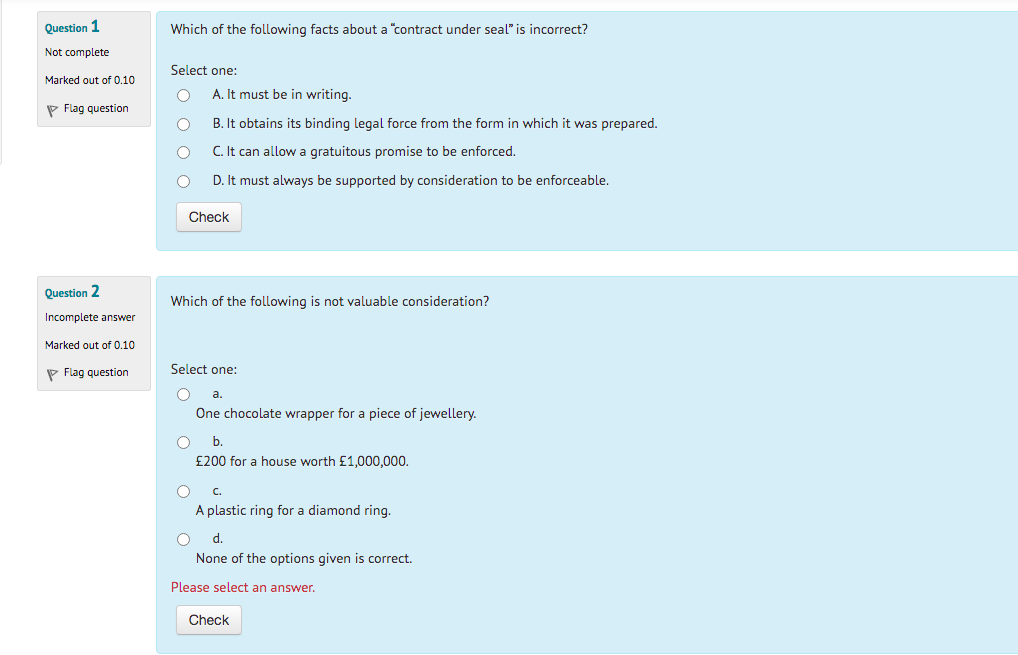 Solved Question 1 Which of the following facts about a | Chegg.com