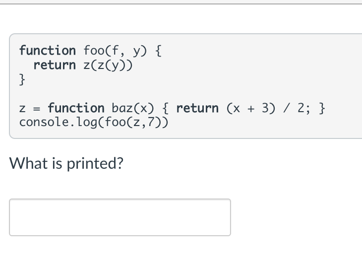 Solved Consider this program written in a some unknown | Chegg.com