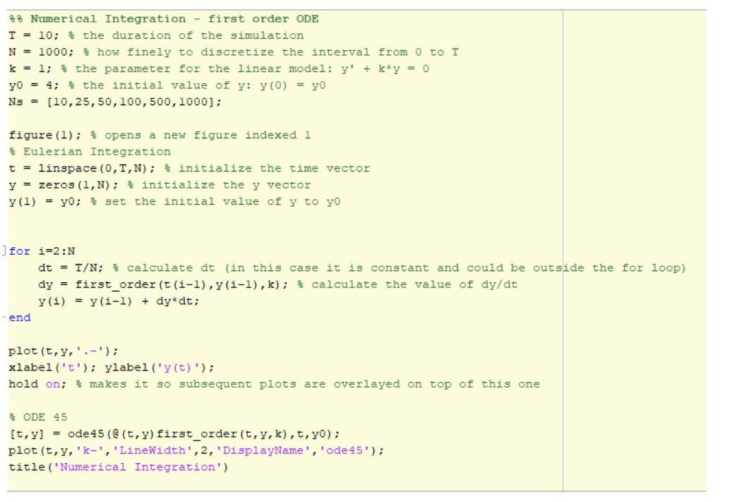 Solved 3 Behavior of first order ODES Reusing most of your | Chegg.com