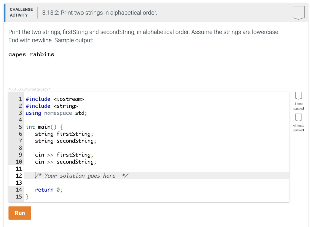 solved-print-the-two-strings-firststring-and-secondstring-chegg
