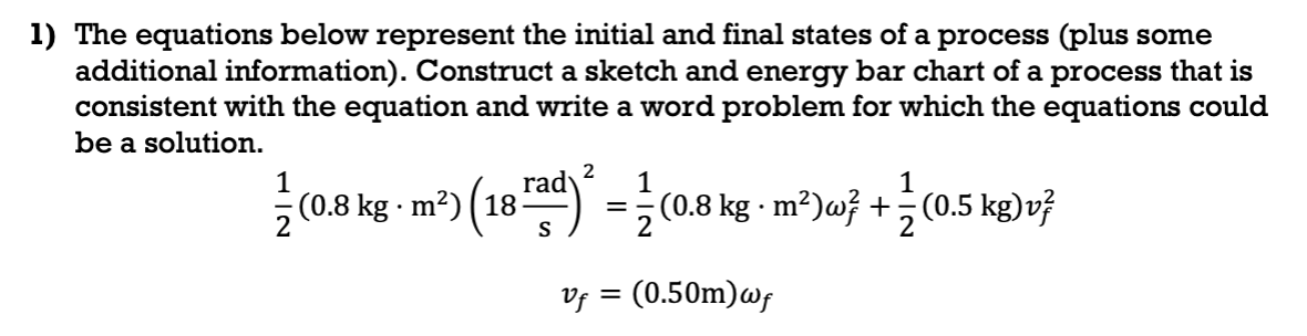 Solved The equations below represent the initial and final | Chegg.com