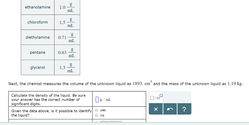 Solved A chemist working as a safety inspector finds an