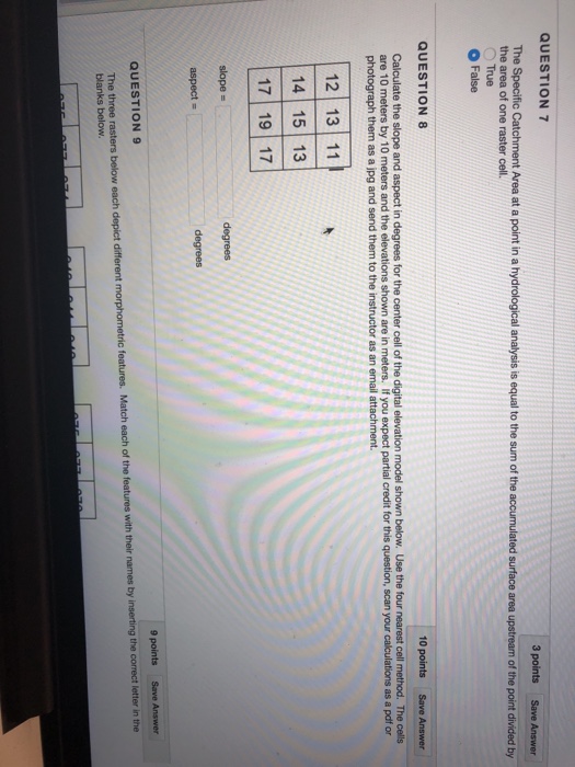 QUESTION 7 3 points Save Answer The Specific | Chegg.com