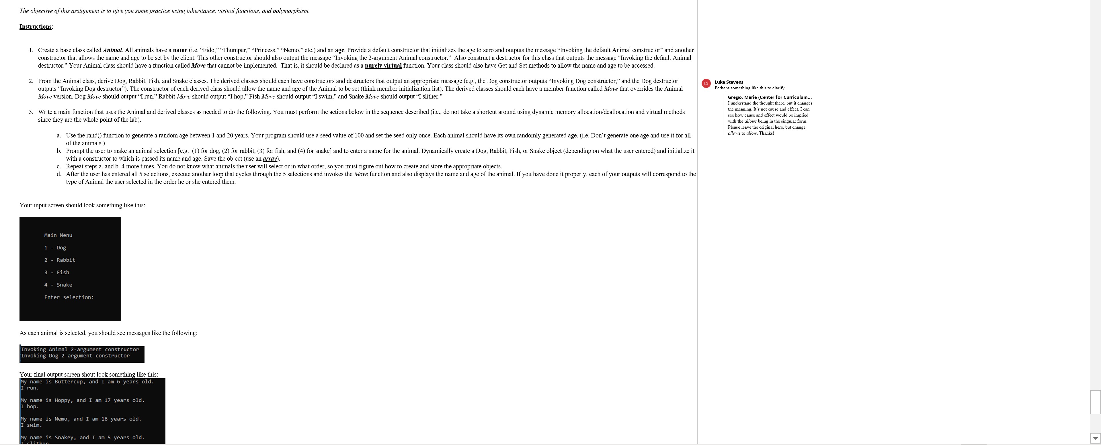 Solved The objective of this assignment is to give you some | Chegg.com