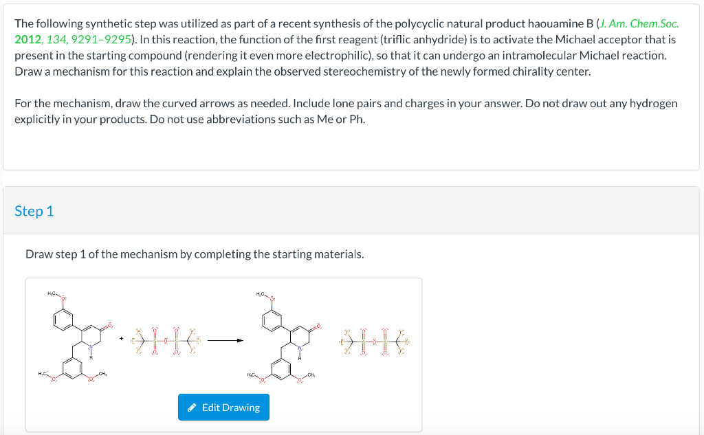 The Following Synthetic Step Was Utilized As Part Of | Chegg.com