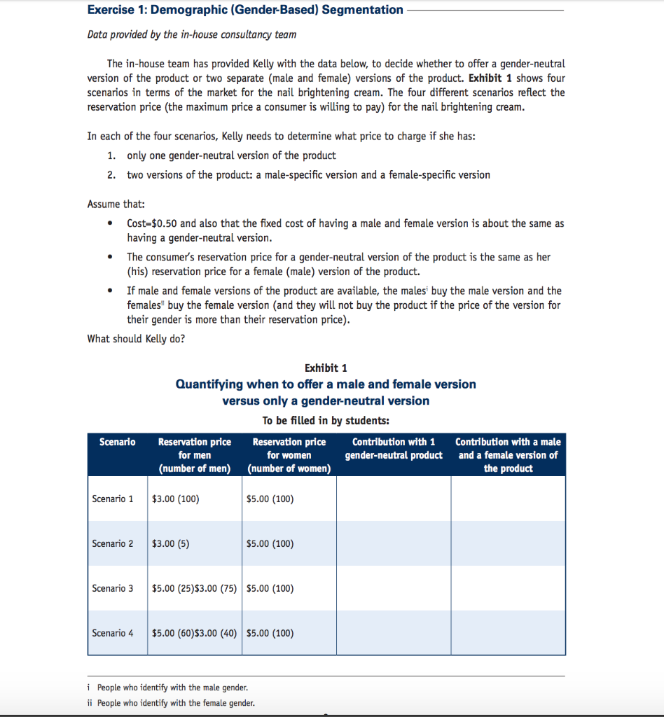 Kelly wants to understand how all the different