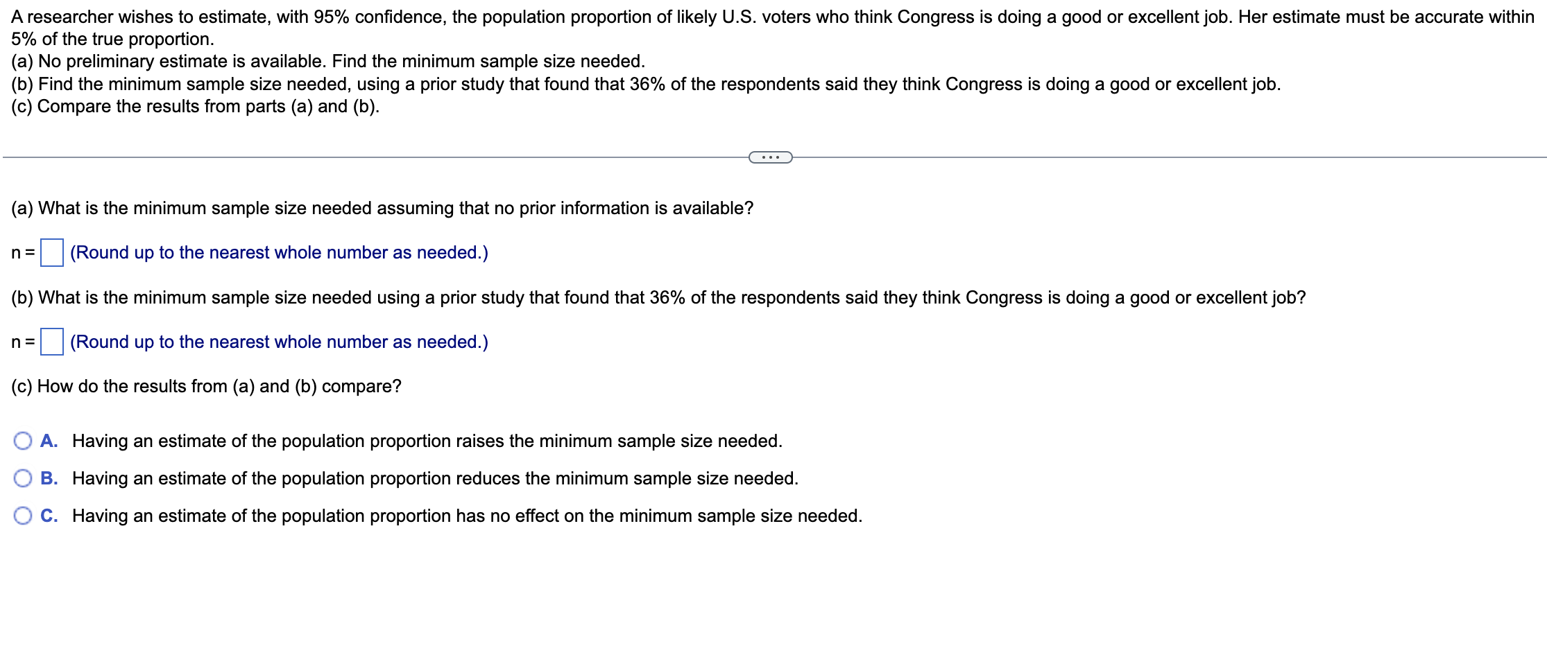 Solved A Researcher Wishes To Estimate, With 95% Confidence, | Chegg.com