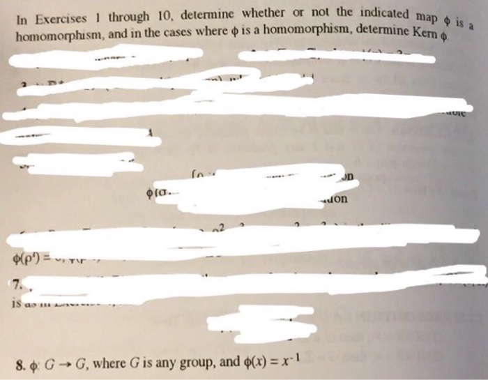Solved In Exercises 1 through 10. Determine whether or not | Chegg.com