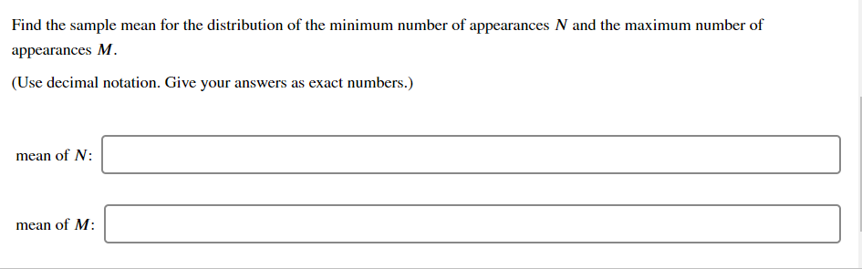 Solved The Number Of Championship Round Appearances For Chegg