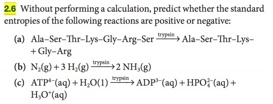 Solved 2.6 Without performing a calculation, predict whether | Chegg.com