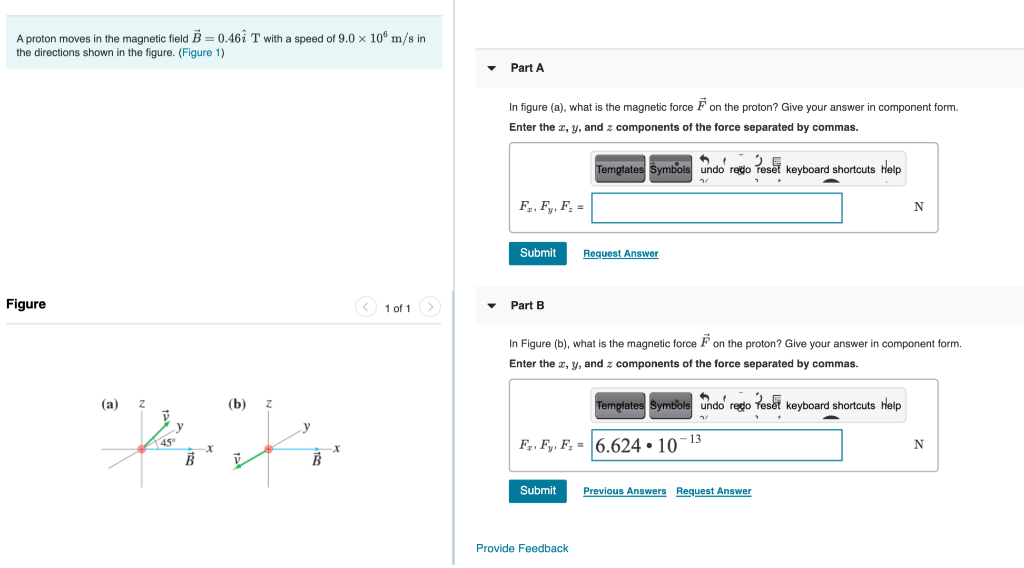 Solved A Proton Moves In The Magnetic Field B = 0.462 T With | Chegg.com