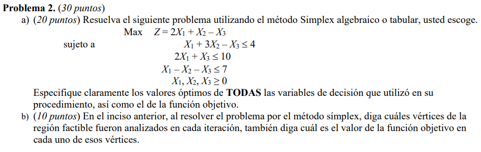 Solved A) (20 Points) Solve The Following Problem Using The | Chegg.com