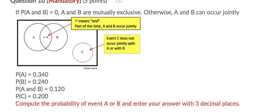 Solved Compute The Probability Of Event A Or B And Enter | Chegg.com