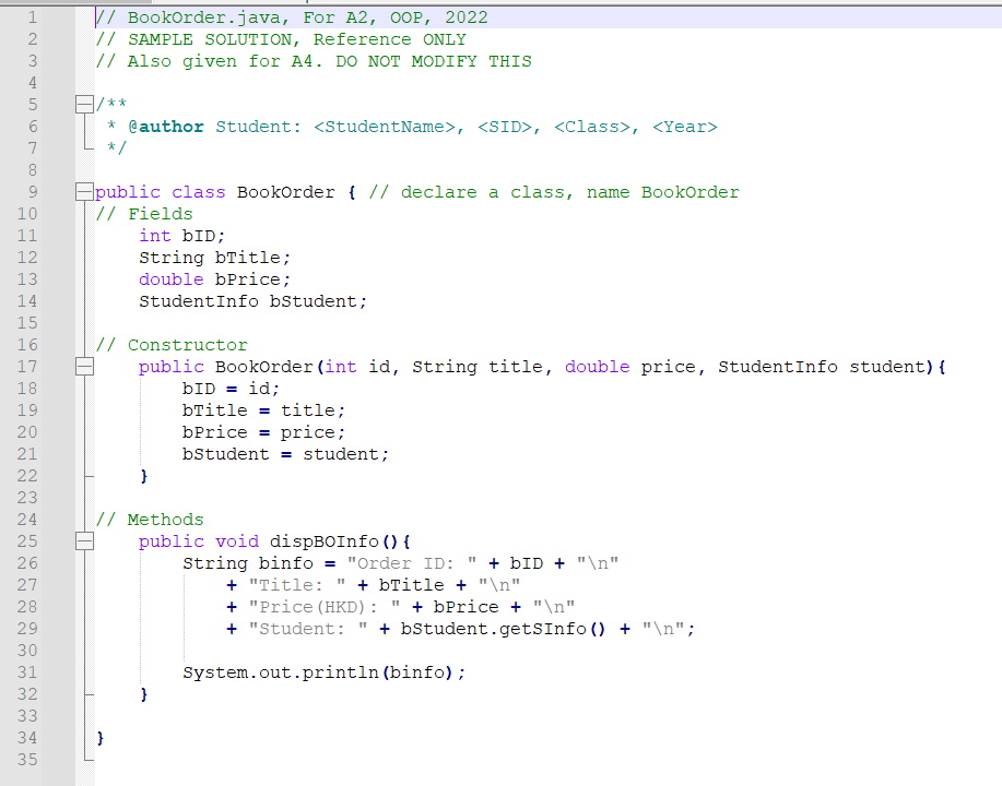 Solved A4B (20 marks) Enhancing a Java Program to Model and | Chegg.com