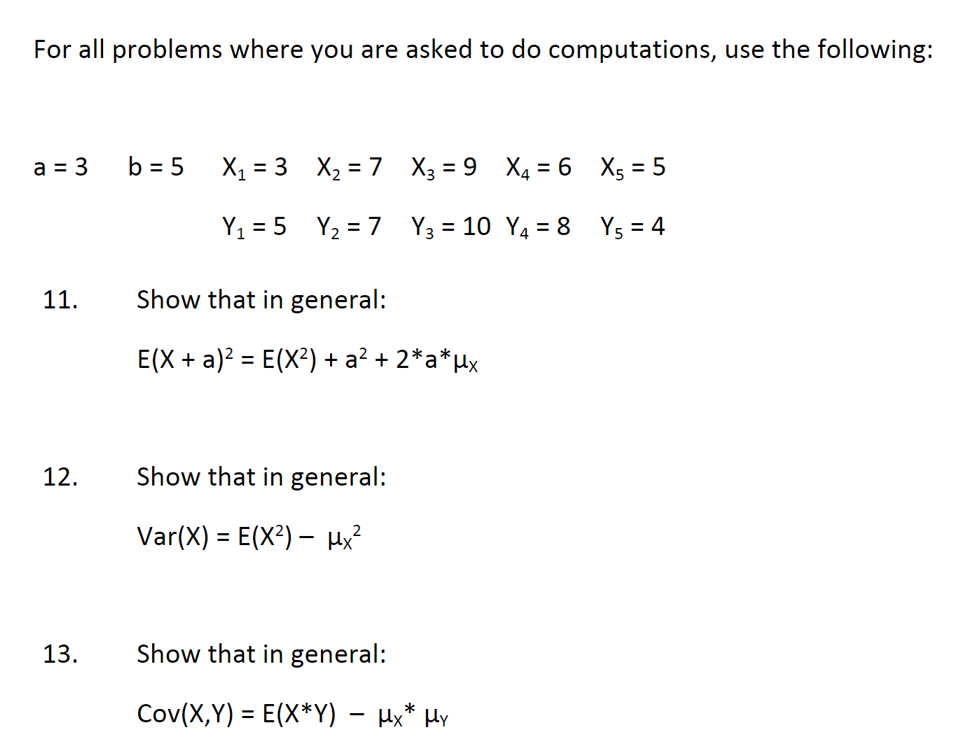 Solved For all problems where you are asked to do | Chegg.com