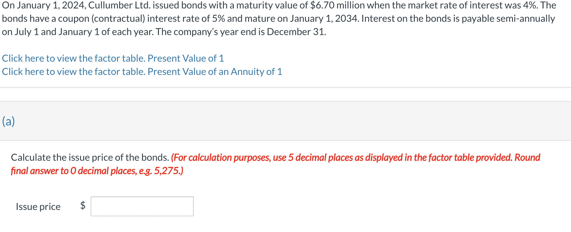 Solved On January 1 2024 Cullumber Ltd Issued Bonds With Chegg Com   PhpY6fS9v