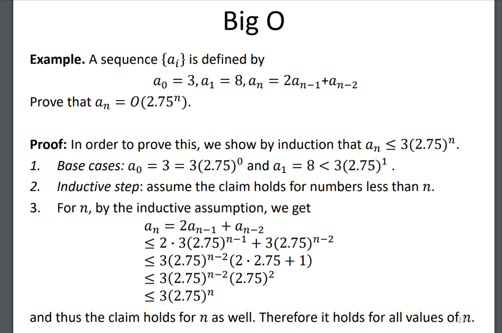 Solved Can someone EXPLAIN the steps in the below inductive