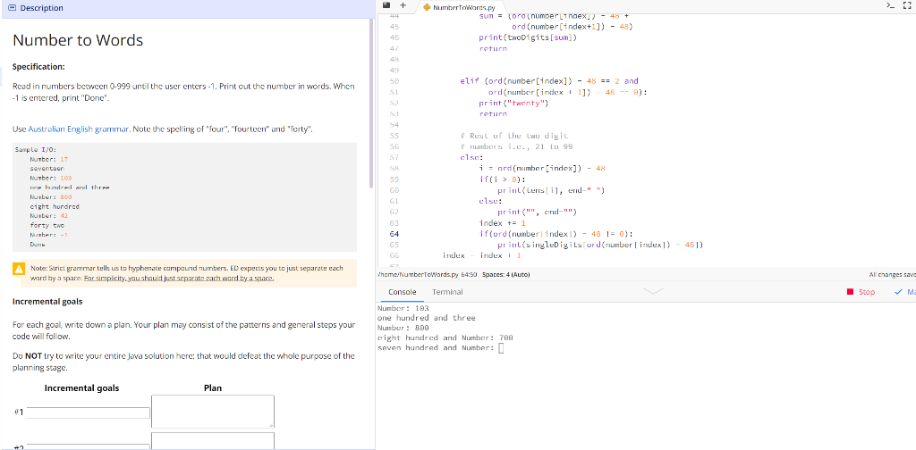 Solved python question : my output for 800,400,500,will be | Chegg.com
