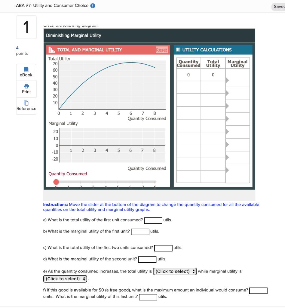 Solved 1) Consuming a good generates * a) Bad b) Utility c)