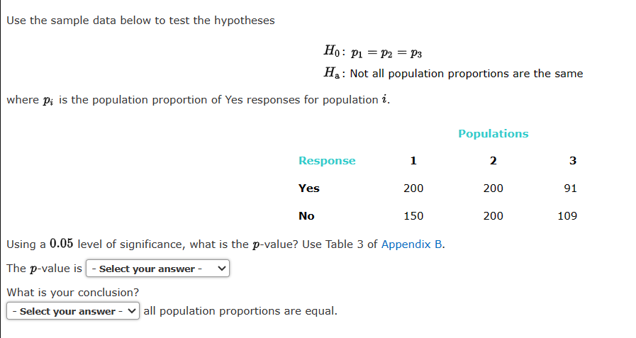 Solved Use the sample data below to test the hypotheses | Chegg.com