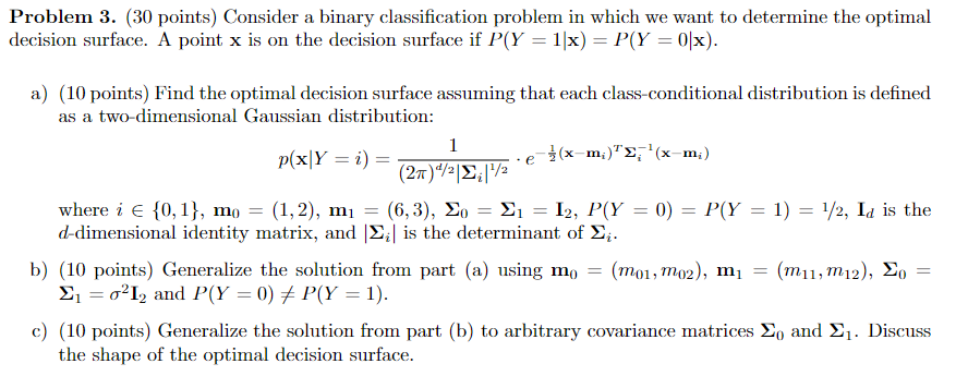 Problem 3. (30 points) Consider a binary | Chegg.com