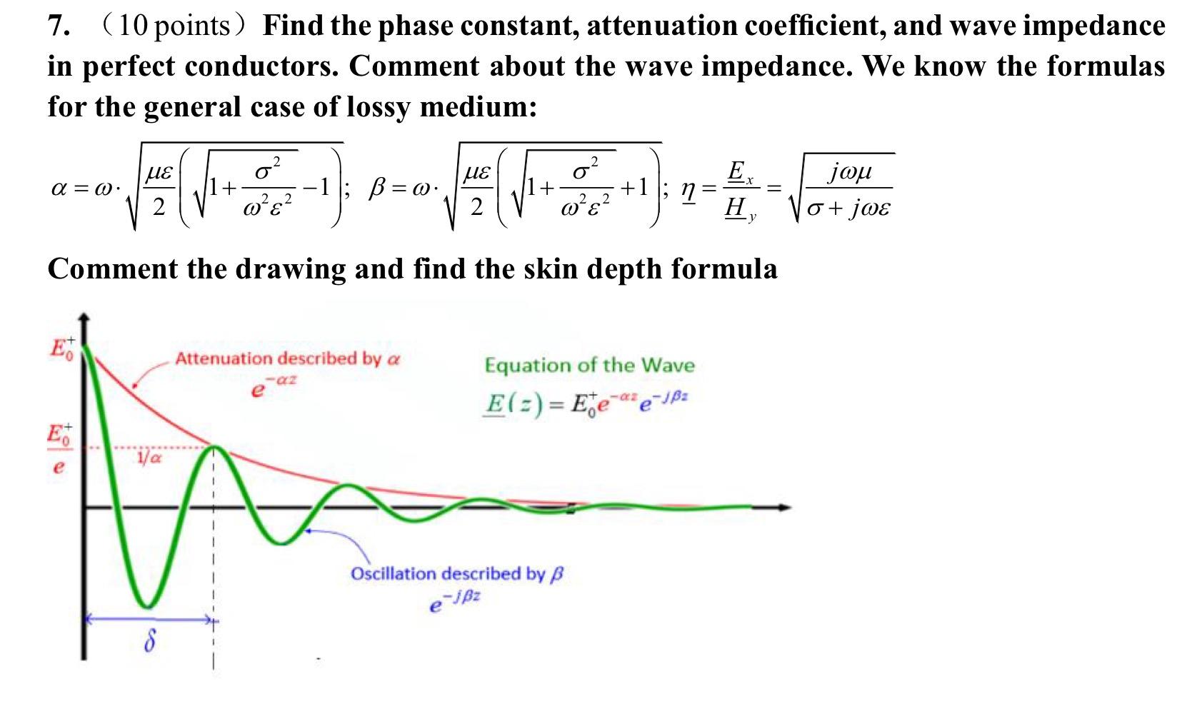 solved-7-10-points-find-the-phase-constant-attenuation-chegg