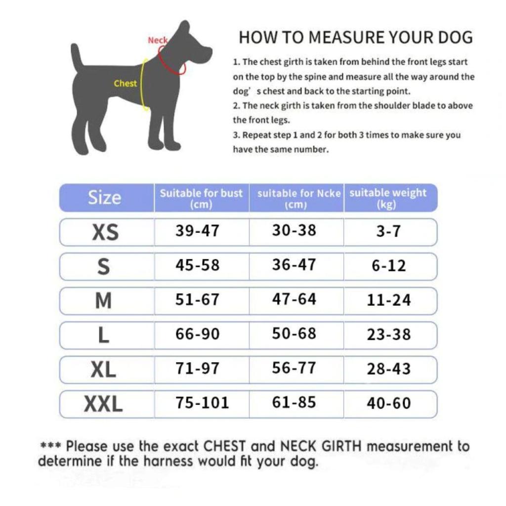 how do you measure the girth of a dogs breast