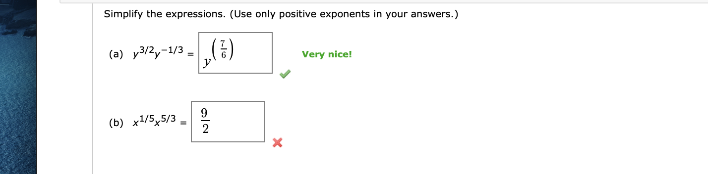 Solved Simplify the expressions. (Use ﻿only positive | Chegg.com