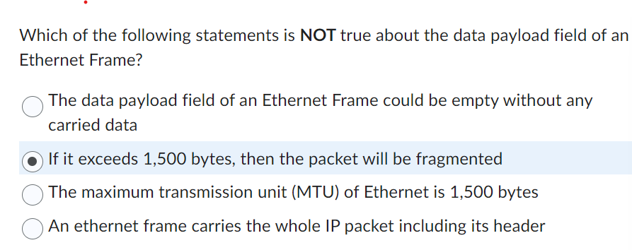 Solved Which of the following statements is NOT true about | Chegg.com