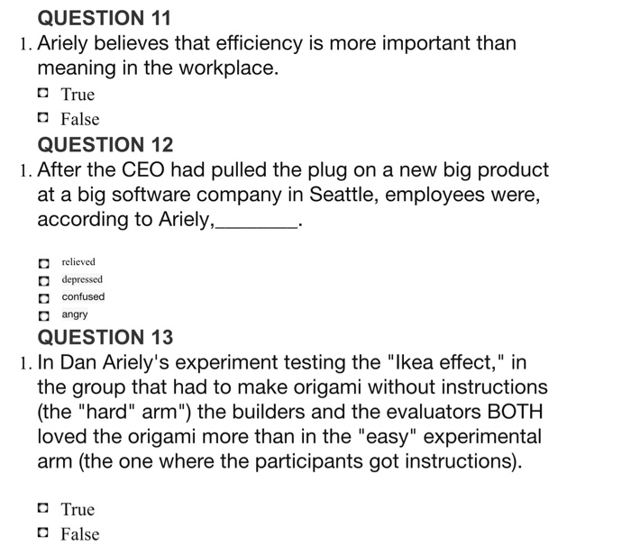 Solved QUESTION 1 1 The Relationship Between Job Chegg