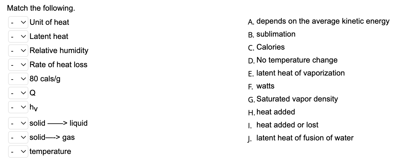 which of the following is not a unit of heat energy