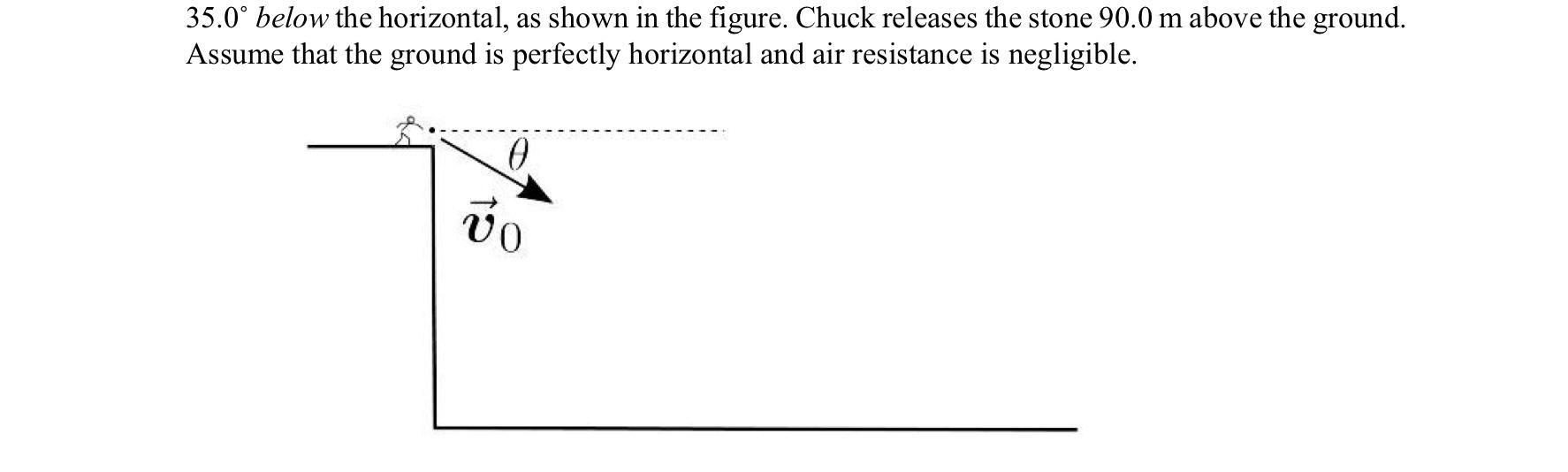 solved-initial-velocity-25m-s-thrown-at-angle-35-below-the-chegg