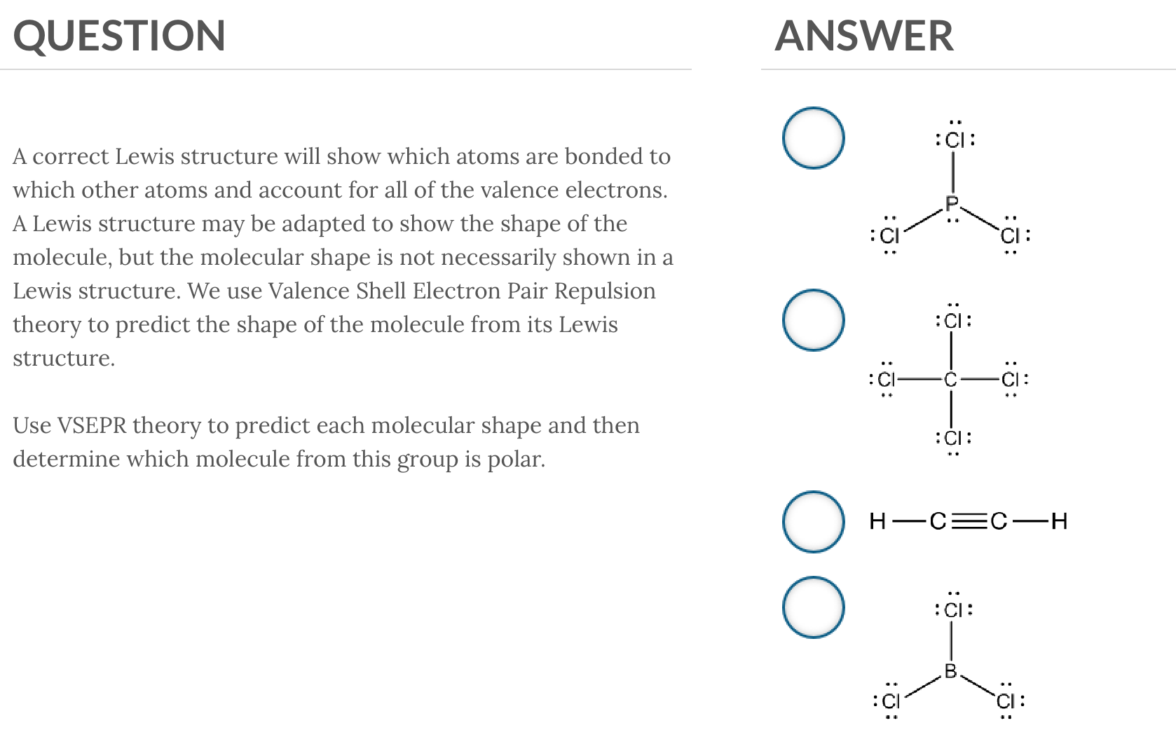 Solved Question Answer A Correct Lewis Structure Will Show 2128