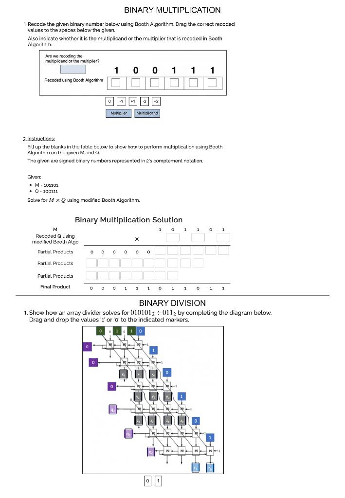 solved-binary-multiplication-1-recode-the-given-binary-chegg