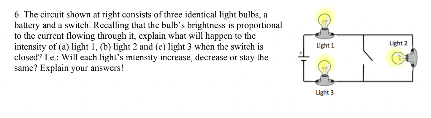 Solved 6. The circuit shown at right consists of three | Chegg.com