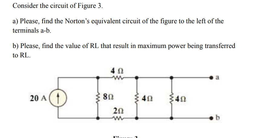 Solved Consider the circuit of Figure 3 . a) Please, find | Chegg.com