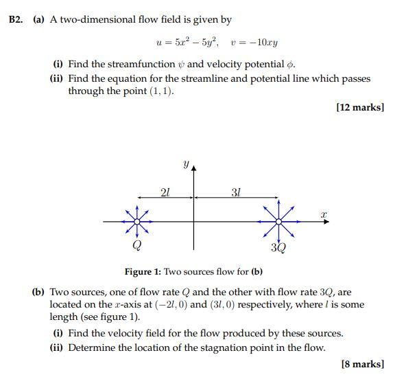 Solved This Question Is Regarding Fluid Dynamics. Please | Chegg.com