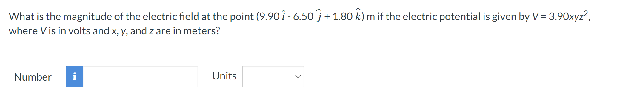 Solved What is the magnitude of the electric field at the | Chegg.com
