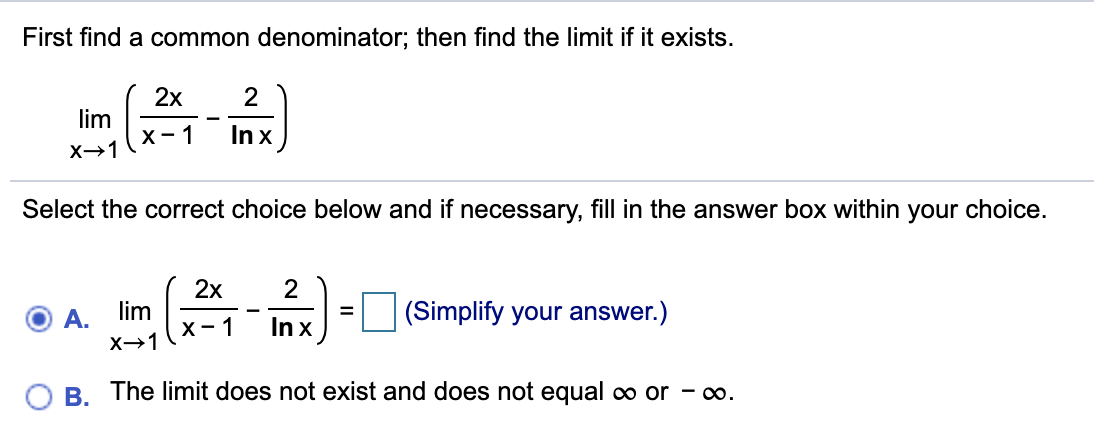 Solved Use l'Hospital's rule where applicable to find the | Chegg.com