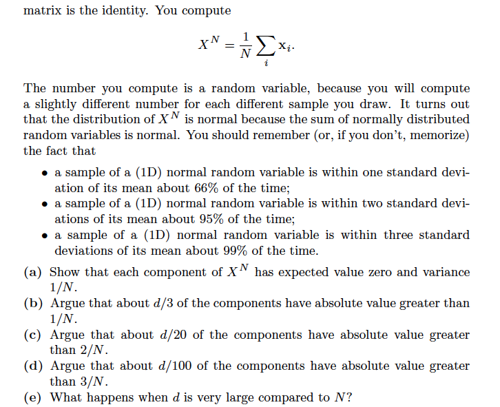 A dataset consists of N IID samples from a | Chegg.com