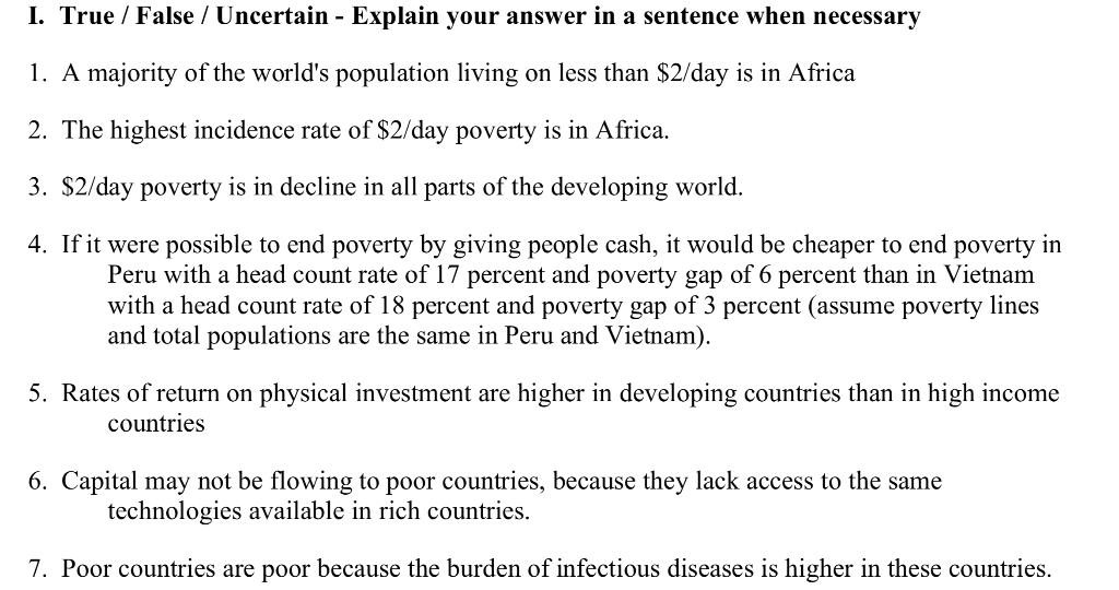 U.S. $2 a Day Poverty in a Global Context: Five Questions Answered