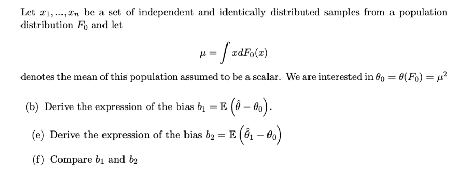 Solved Let x1, ..., In be a set of independent and | Chegg.com