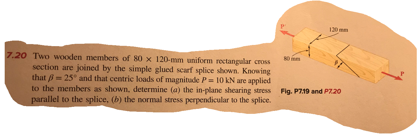 Solved: 120 Mm 80 Mm 7.20 Two Wooden Members Of 80 X 120-m 