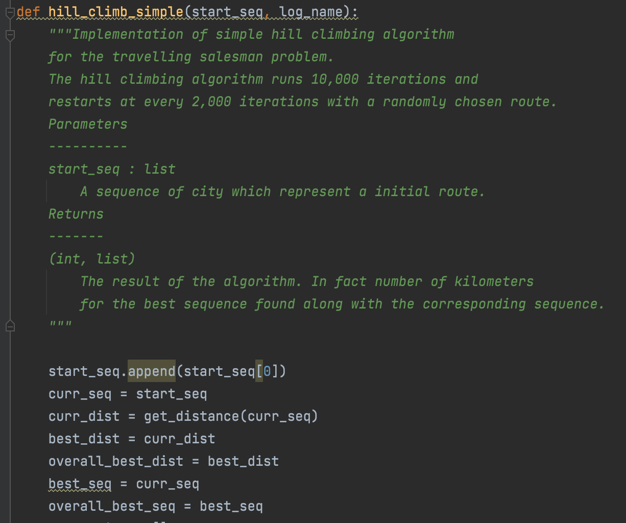 Solved Steepest ascent hill climbing algorithm for TSP | Chegg.com