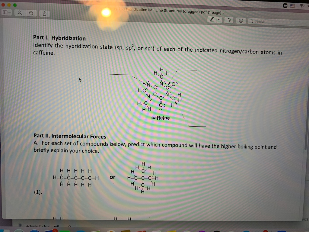 Solved 2 Hydridization Imf Line Structures Dragged Pd Chegg Com