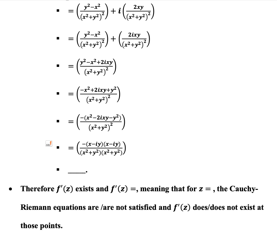 Solved 2.24.3 Use the theorem concerning the Cauchy-Riemann | Chegg.com
