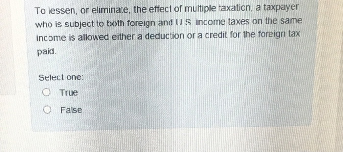 Solved To lessen, or eliminate, the effect of multiple | Chegg.com