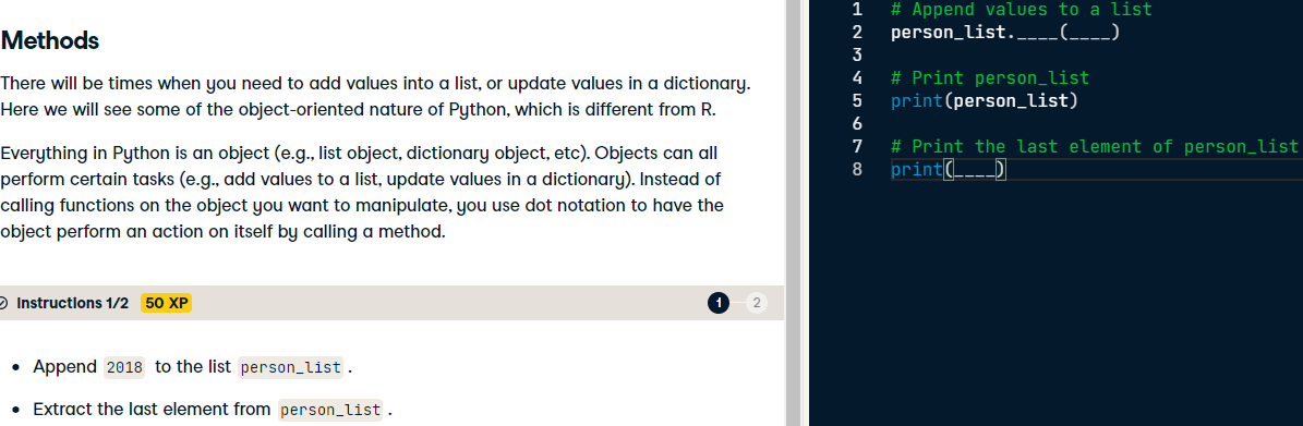 Solved Methods There will be times when you need to add | Chegg.com