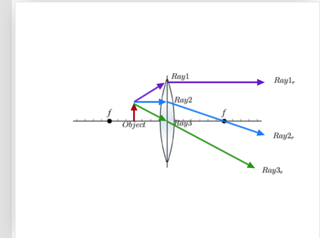 Solved The Refracted Rays Do Not Converge On The Right Of Chegg Com