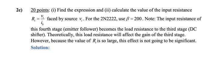 Solved Electronics 2 please answer all parts of #2 using | Chegg.com